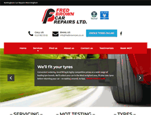 Tablet Screenshot of fredbrowncars.co.uk